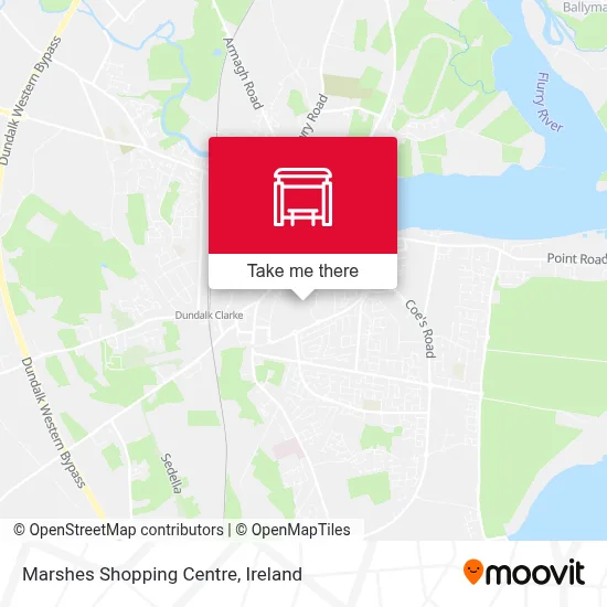 Marshes Shopping Centre map