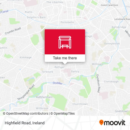 Highfield Road map