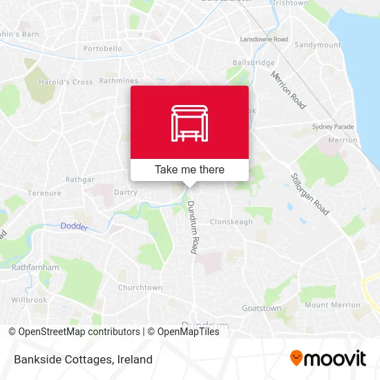 Bankside Cottages map