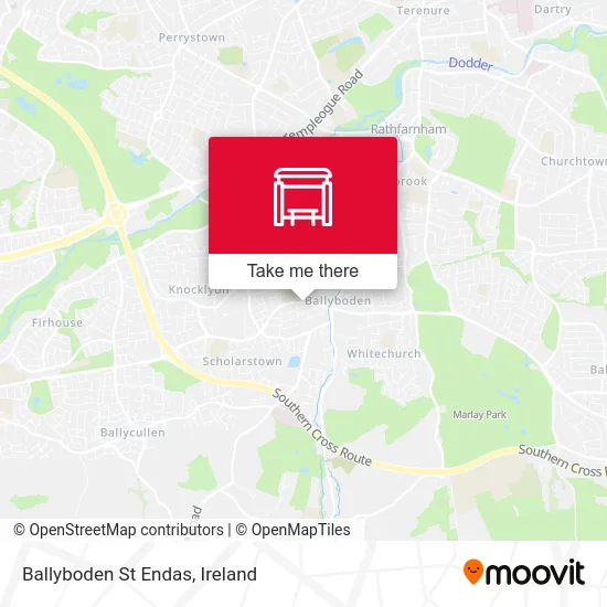 Ballyboden St Endas map