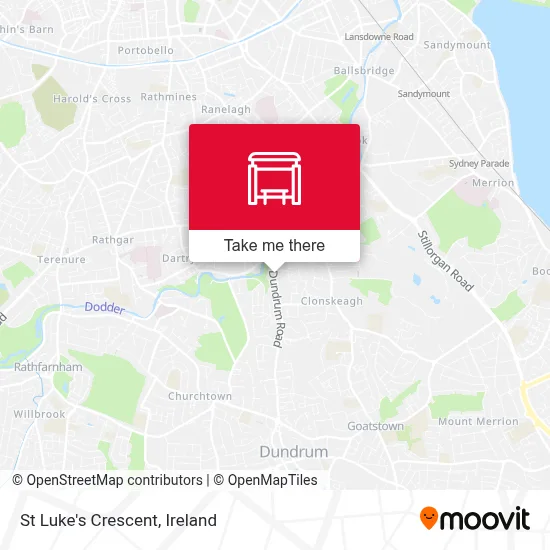 St Luke's Crescent map