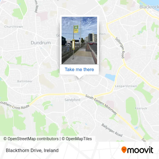 Blackthorn Drive map