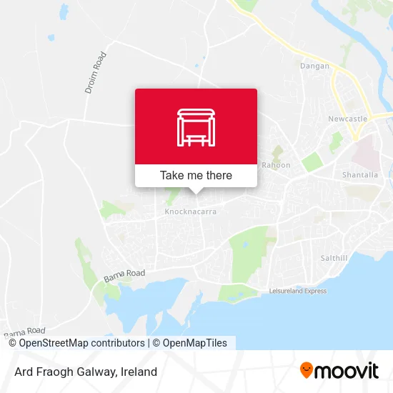 Ard Fraogh Galway map