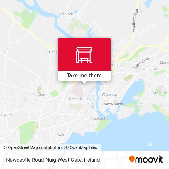 Newcastle Road-Nuig West Gate map