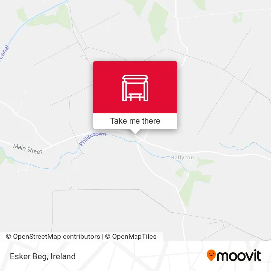 Esker Beg map