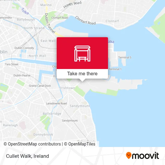 Cullet Walk map