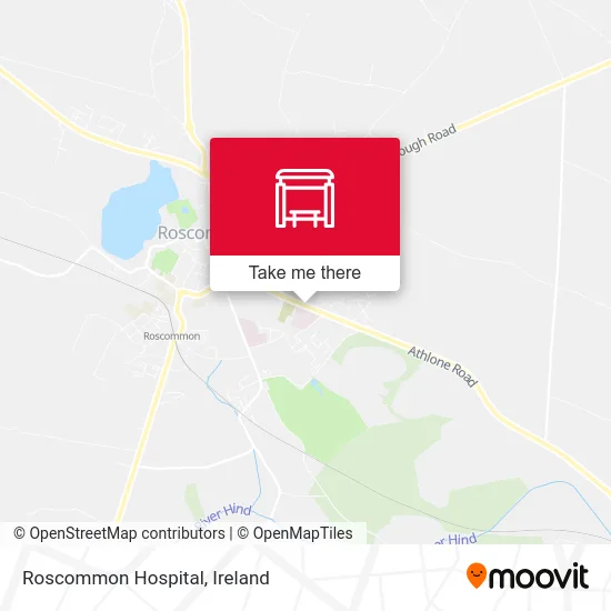 Roscommon Hospital map