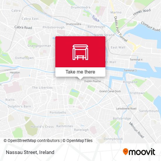 Nassau Street map