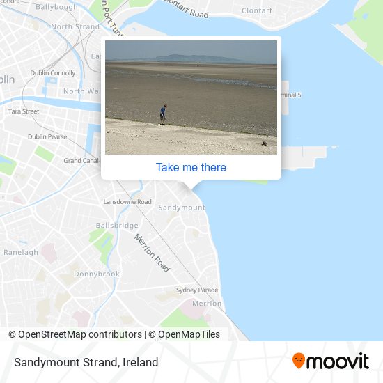 Sandymount Strand map