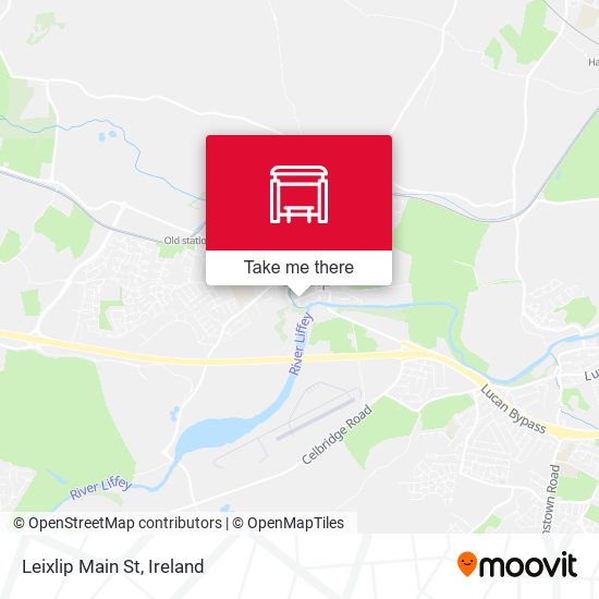 Leixlip Main St map