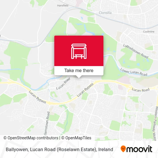 Ballyowen, Lucan Road (Roselawn Estate) map