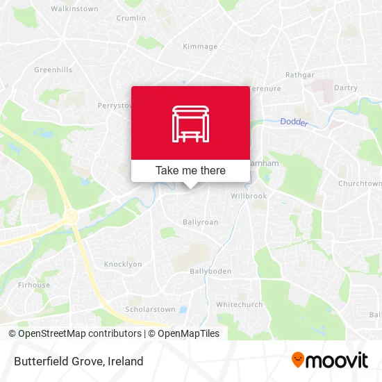 Butterfield Grove map