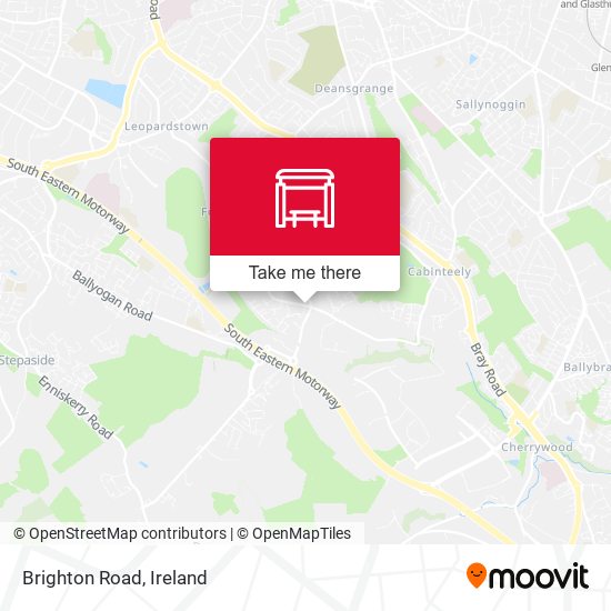 Brighton Road map