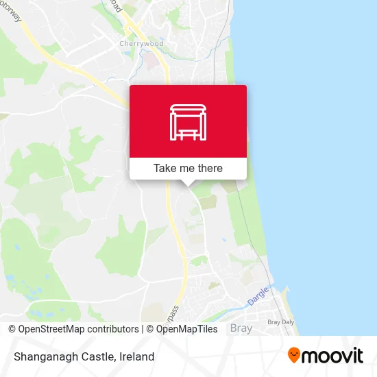 Shanganagh Castle map