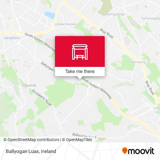 Ballyogan Luas plan