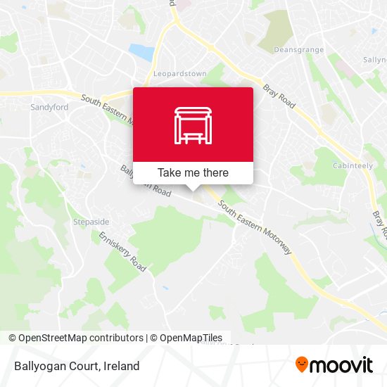 Ballyogan Court map