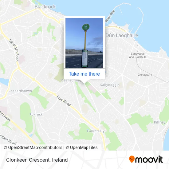 Clonkeen Crescent map