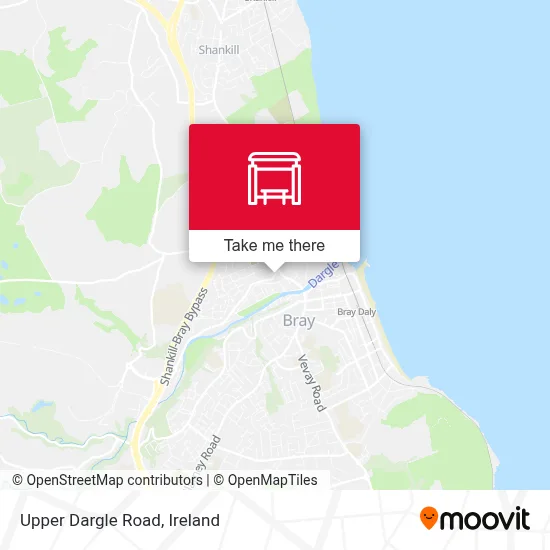 Upper Dargle Road map