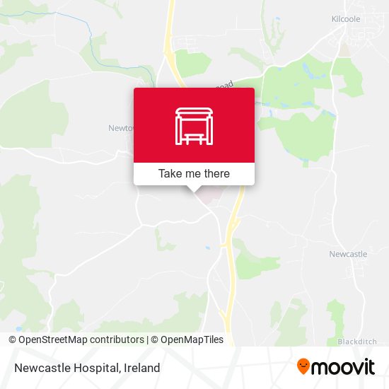 Newcastle Hospital map