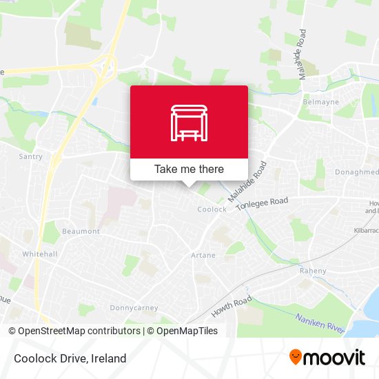 Coolock Drive map