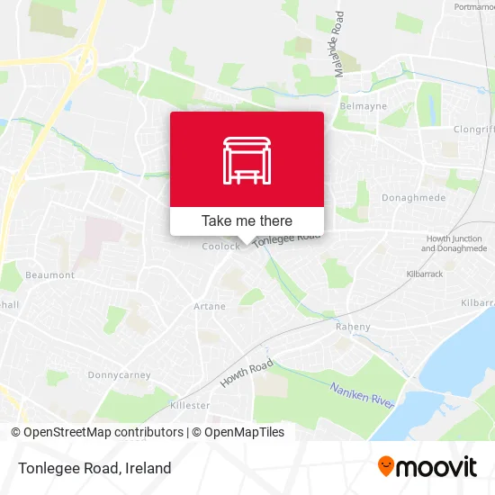 Tonlegee Road map