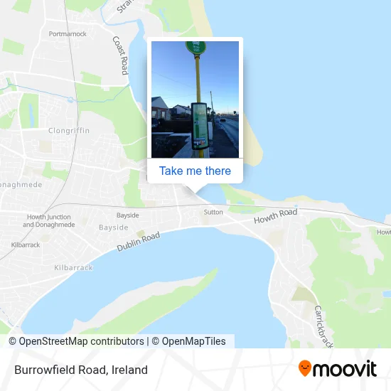 Burrowfield Road map