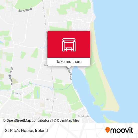 St Rita's House map