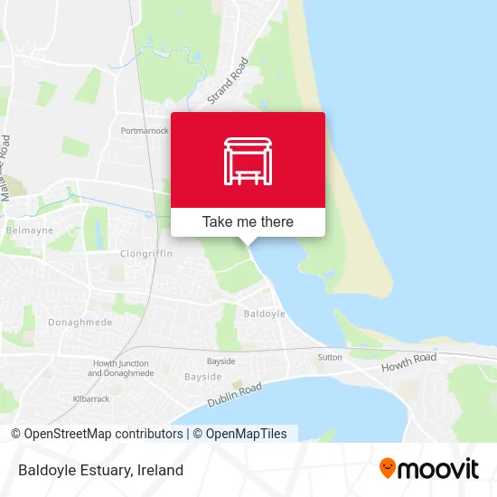 Baldoyle Estuary map