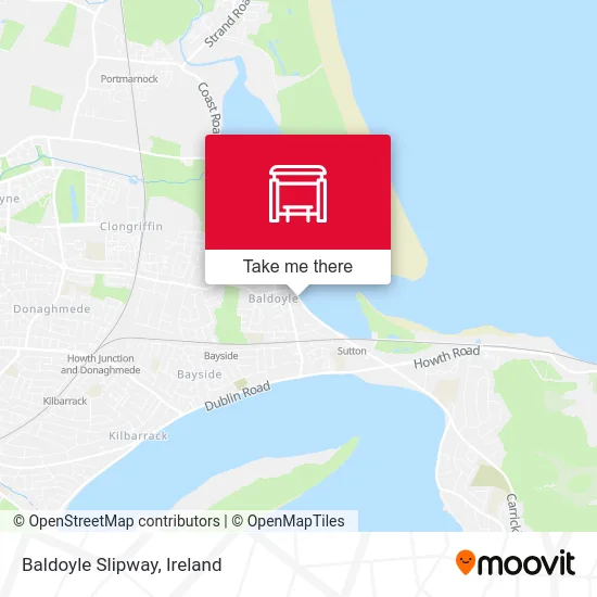 Baldoyle Slipway map