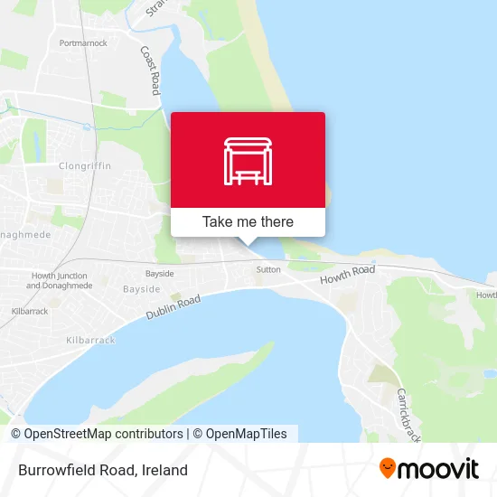 Burrowfield Road map