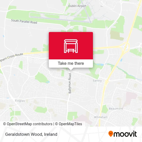 Geraldstown Wood map
