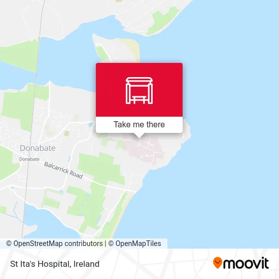 St Ita's Hospital map