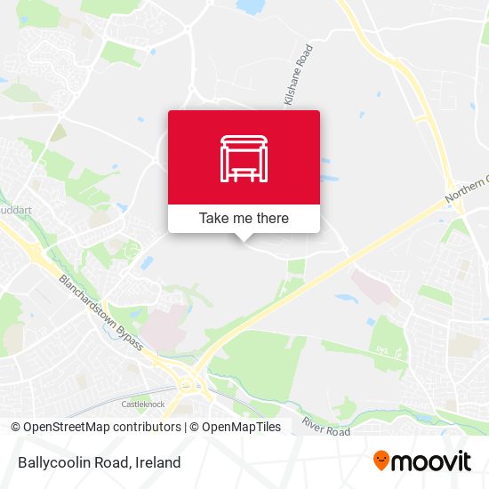 Ballycoolin Road map