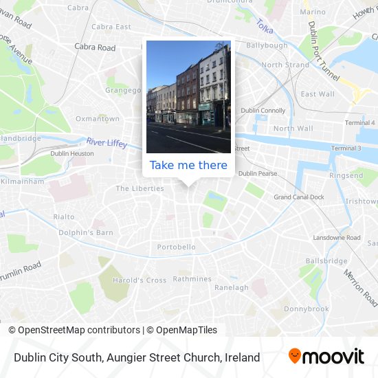 Dublin City South, Aungier Street Church map