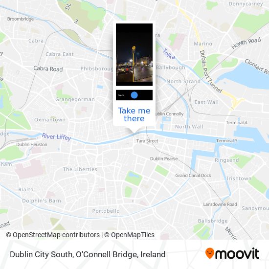 Dublin City South, O'Connell Bridge map
