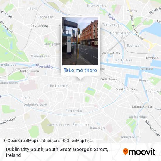 Dublin City South, South Great George's Street map