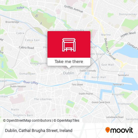 Dublin, Cathal Brugha Street plan