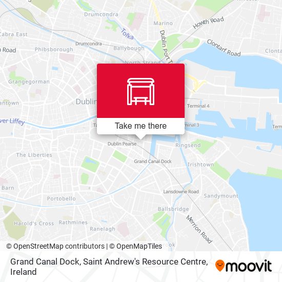 Grand Canal Dock, Saint Andrew's Resource Centre map