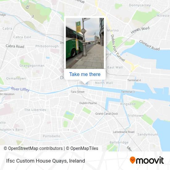 Ifsc Custom House Quays map