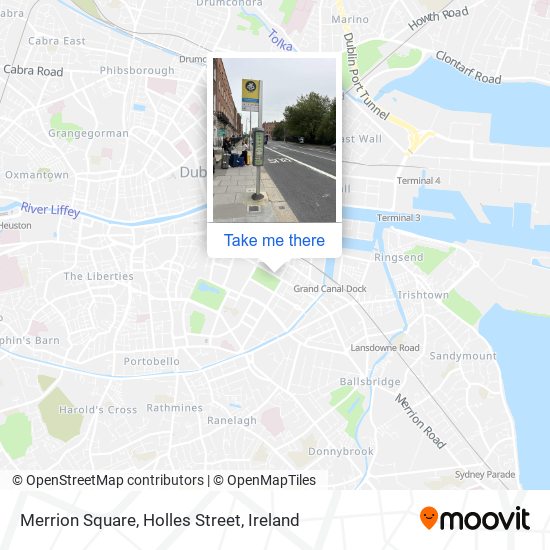 Merrion Square, Holles Street map