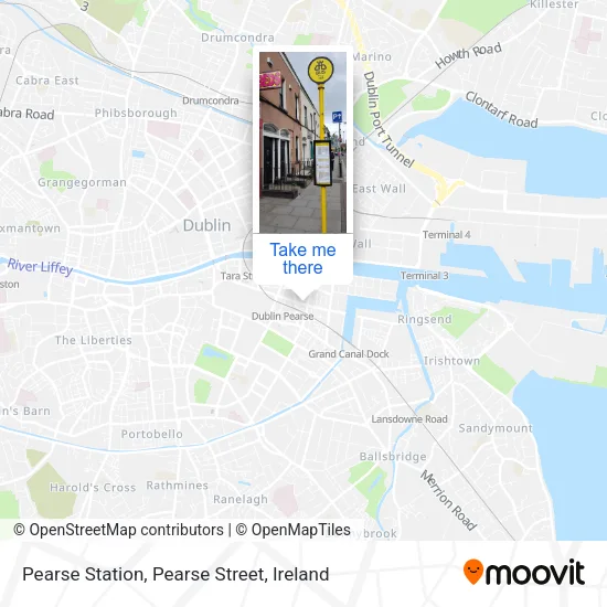 Pearse Station, Pearse Street map