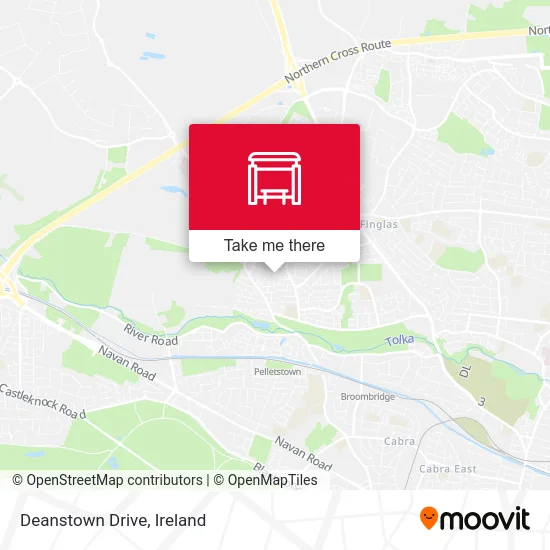 Deanstown Drive map