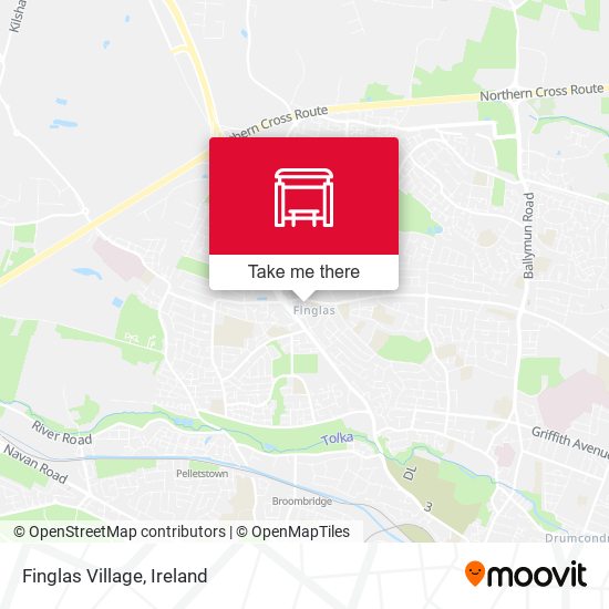 Finglas Village map