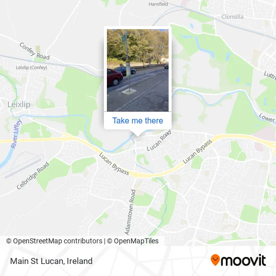 Main St Lucan map