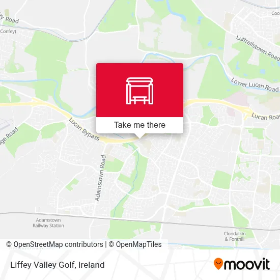 Liffey Valley Golf map