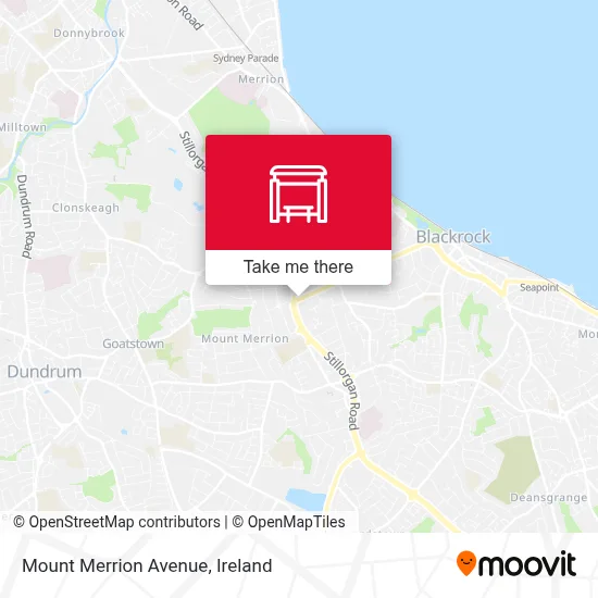 Mount Merrion Avenue map