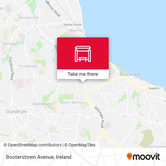 Booterstown Avenue map