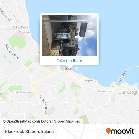 Blackrock Station map