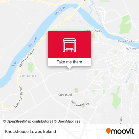Knockhouse Lower map