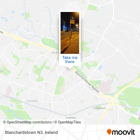 Blanchardstown N3 map
